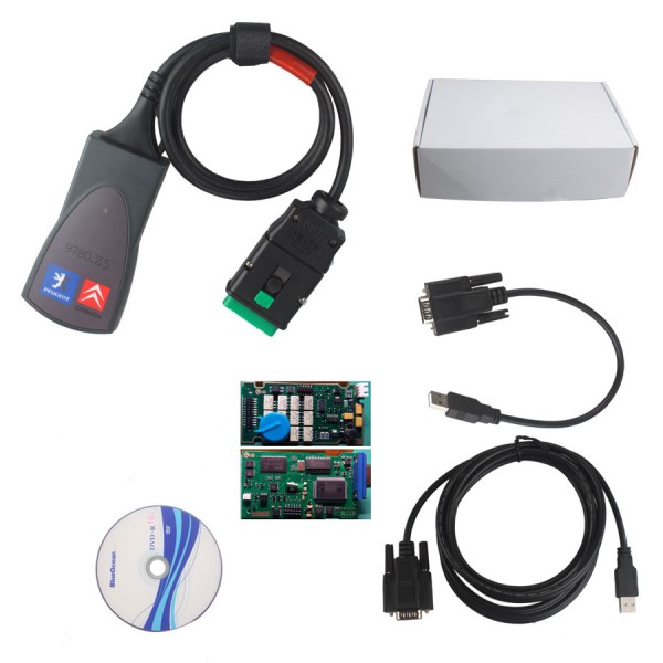LEXIA - 3 PP2000 (FULL CHIP - GOLD) DIAGBOX (v9.186) - Peugeot ir Citroen diagnostikos įranga