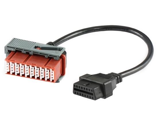 Peugeot, Citroen 30 pin OBD adapteris