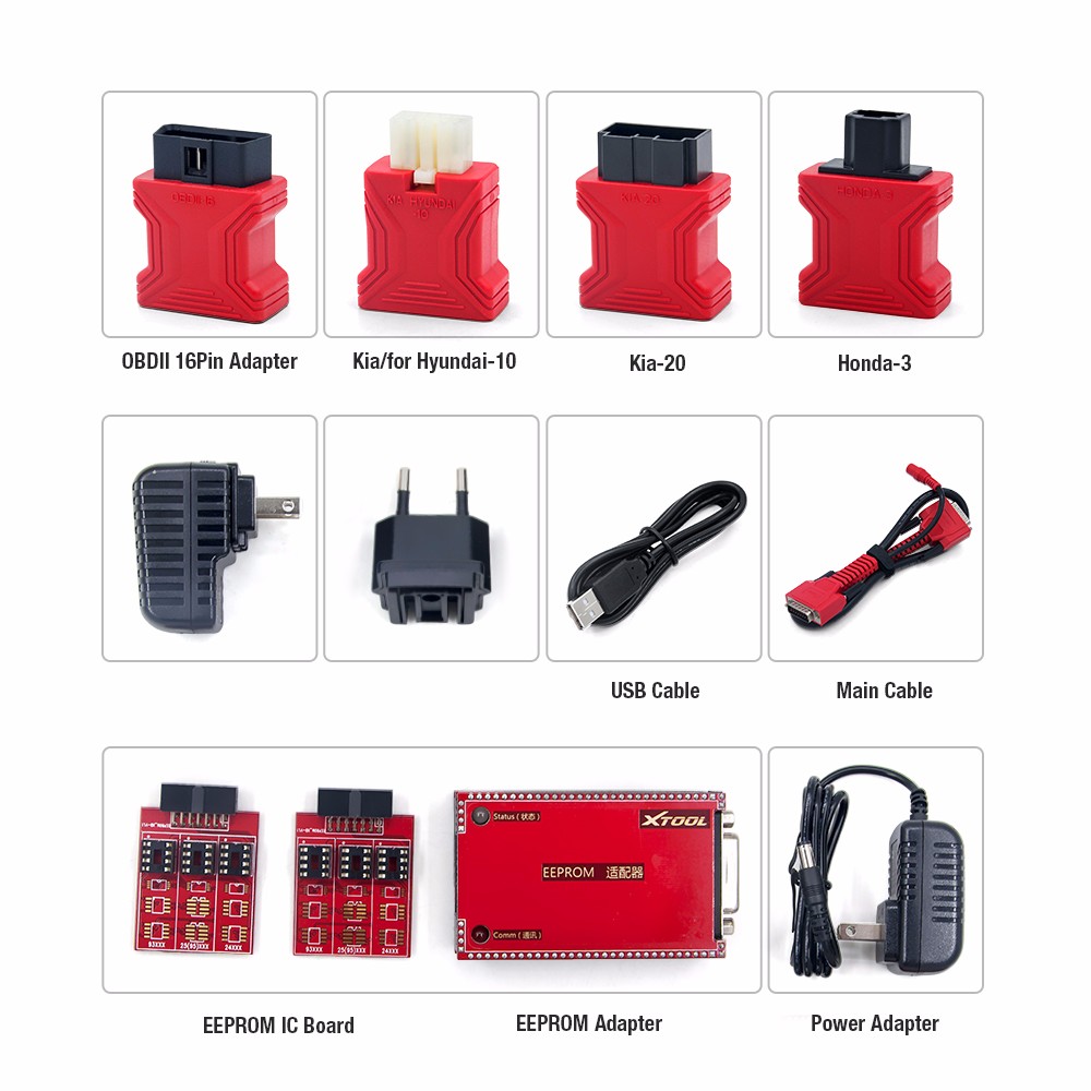 XTOOL X-100 PAD diagnostikos - programavimo įrenginys