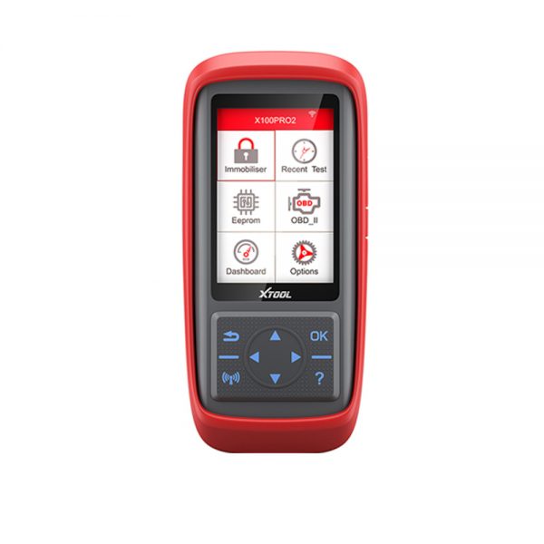 XTOOL X100 Pro2 raktų programatorius, skydelių ridos korekcija