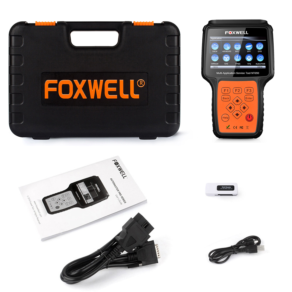 Foxwell NT650 universali diagnostikos įranga