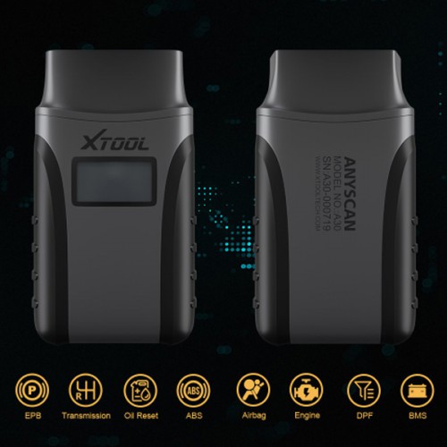 XTOOL Anyscan A30 universal diagnostic tool for Android and iOS