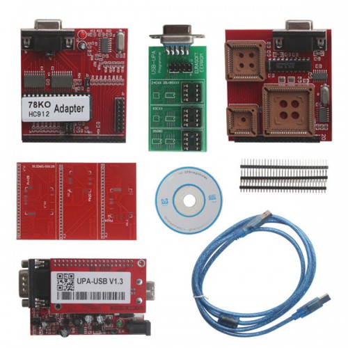 UPA-USB V1.3 programmer + adapter set (full package)