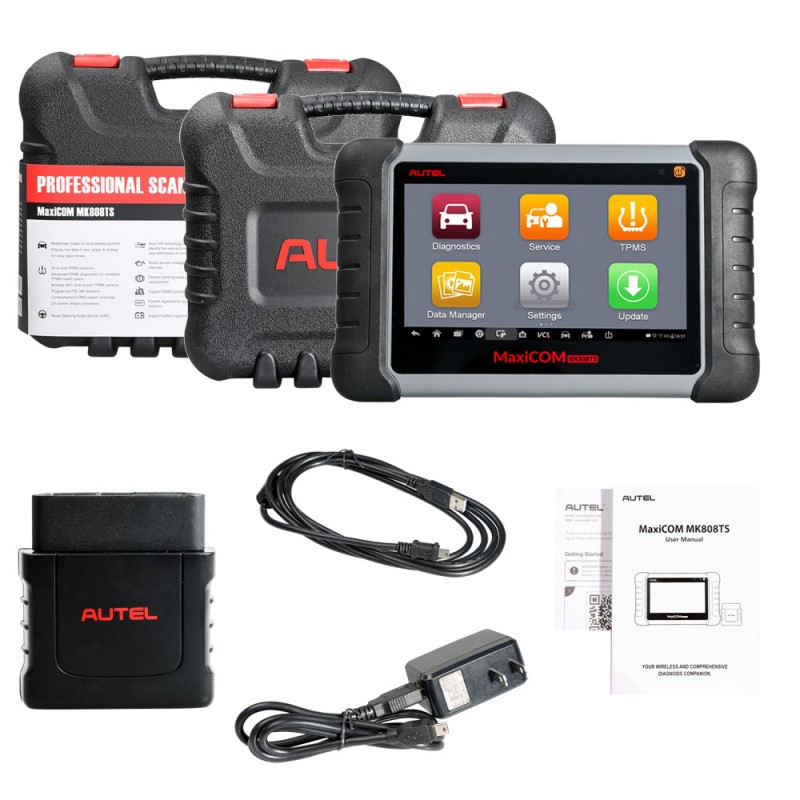 AUTEL MaxiCOM MK808TS universali diagnostikos įranga