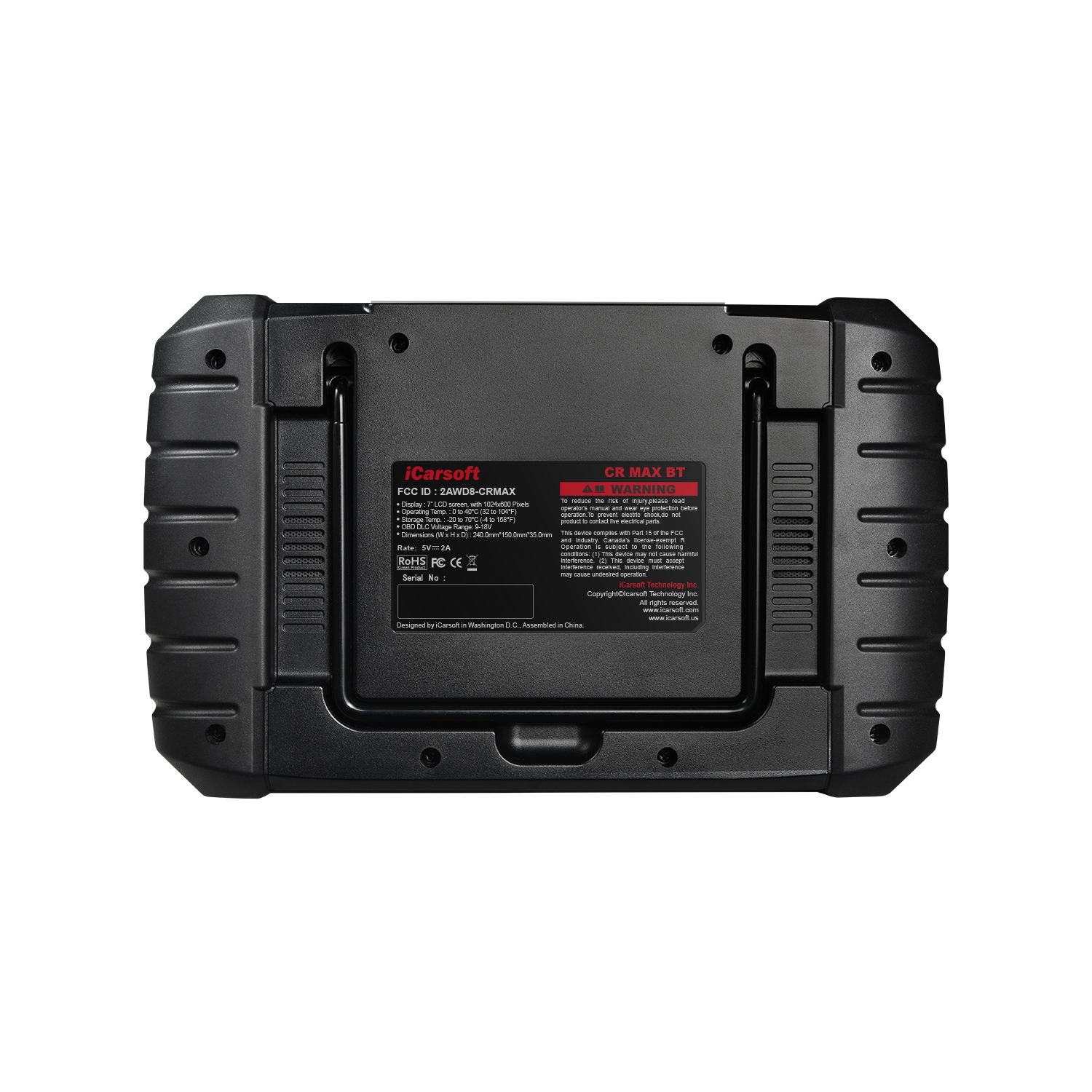 iCarsoft CR MAX BT (Bluetooth) universali diagnostikos įranga
