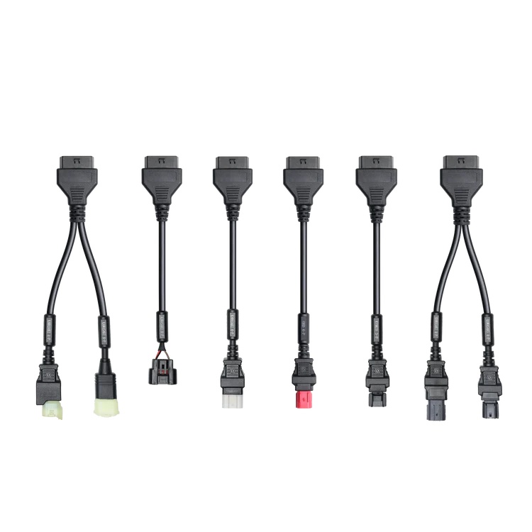 TOPDON MOTO motociklų adapterių komplektas (14 vnt. - BMW, Ducati, Harley ir kt.)