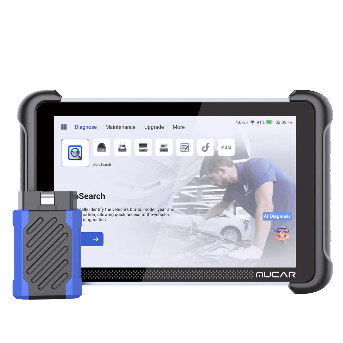 MUCAR 892BT universali diagnostikos įranga