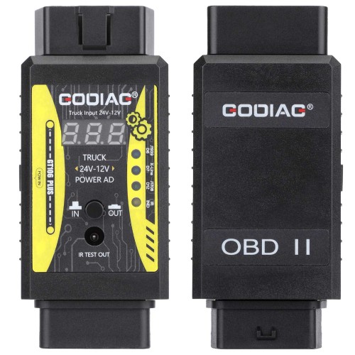 GODIAG GT106 PLUS 24V į 12V OBD adapteris sunkvežimiams