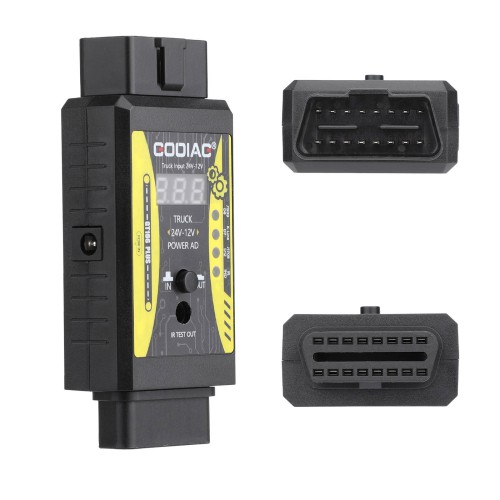 GODIAG GT106 PLUS 24V į 12V OBD adapteris sunkvežimiams