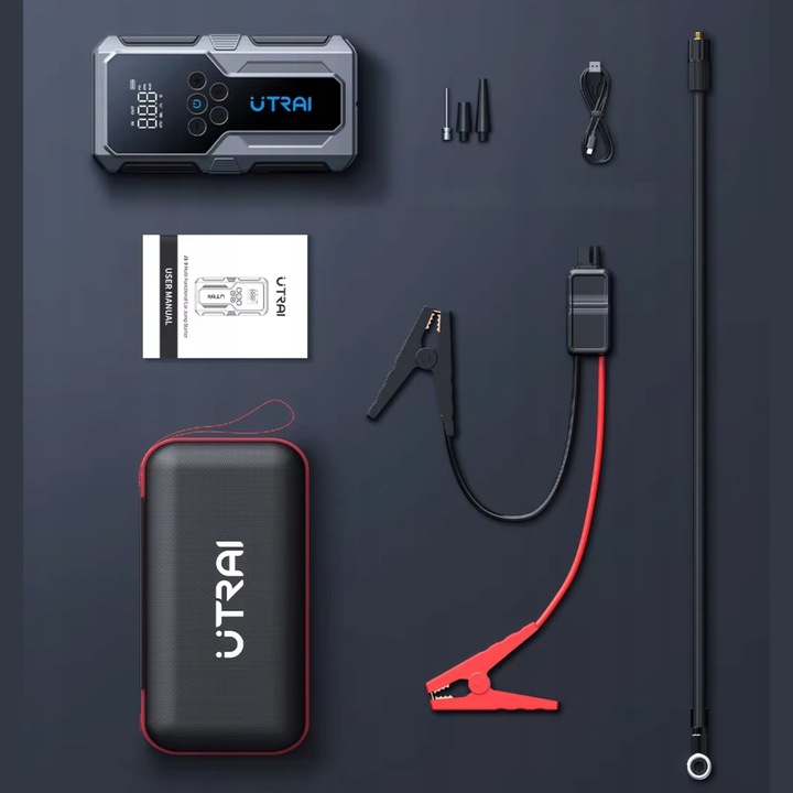 UTRAI 1500A Jump Starter'is, Boosteris, Oro pompa viename