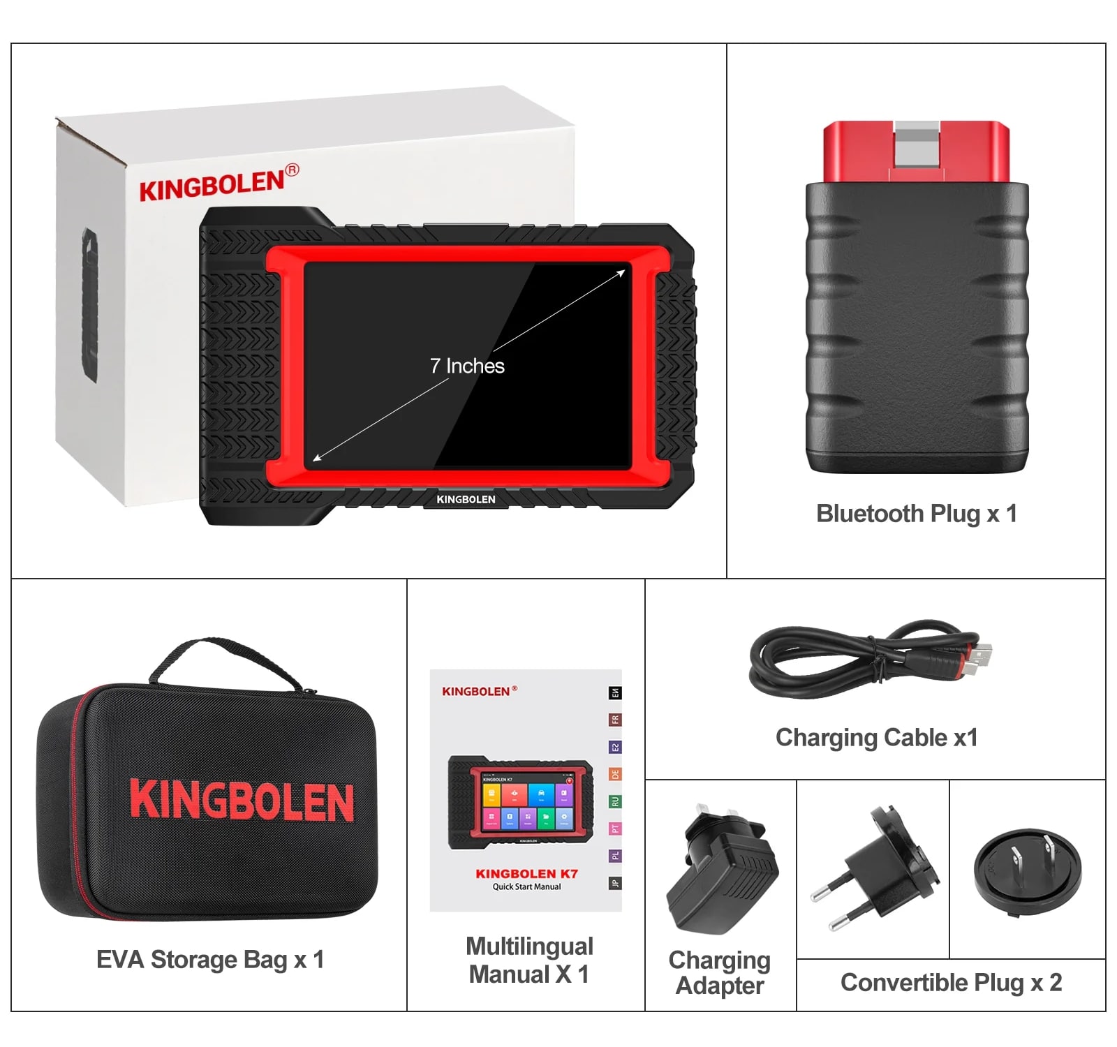 KINGBOLEN K7 univers diagnostic tool