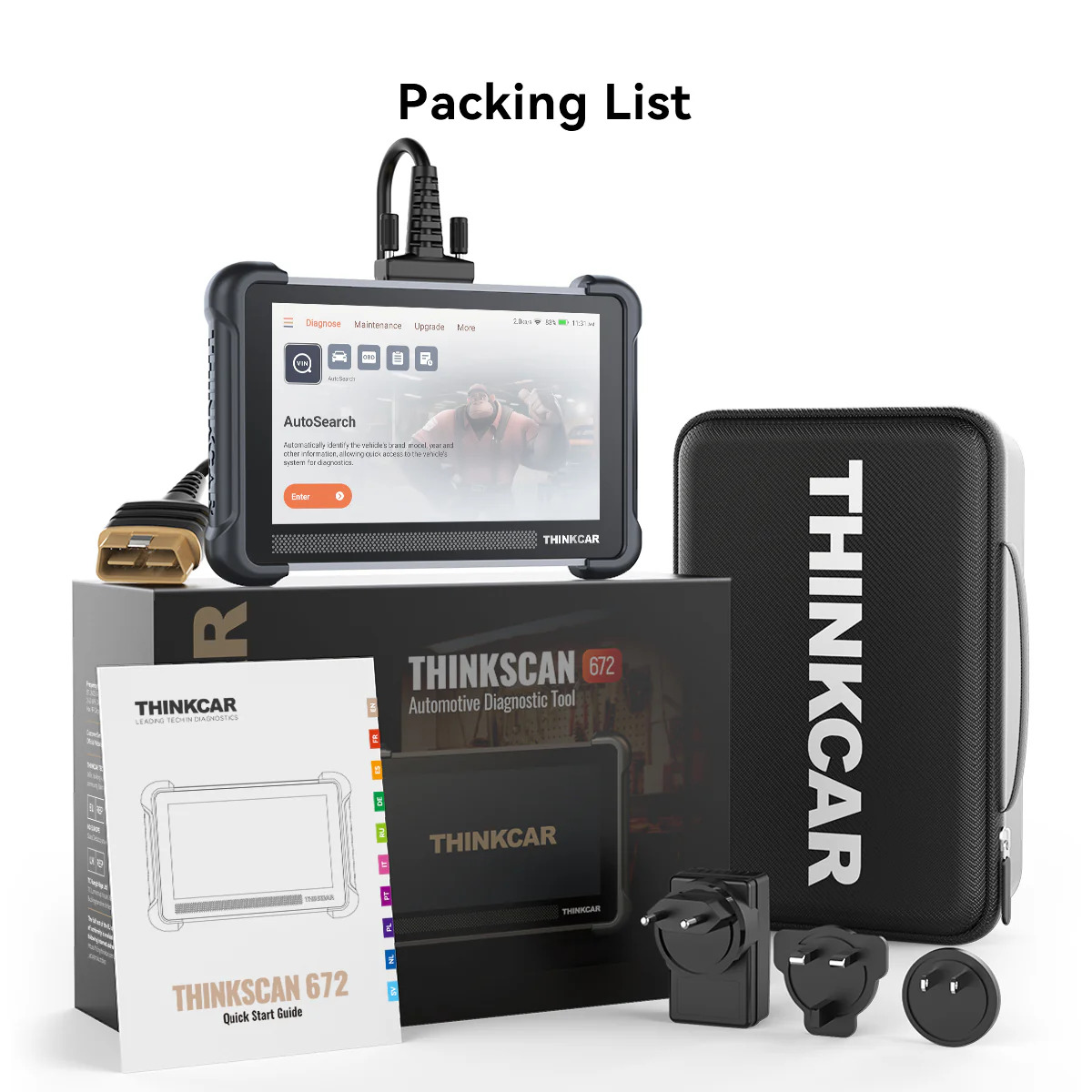 THINKCAR THINKSCAN 672 universal diagnostic device
