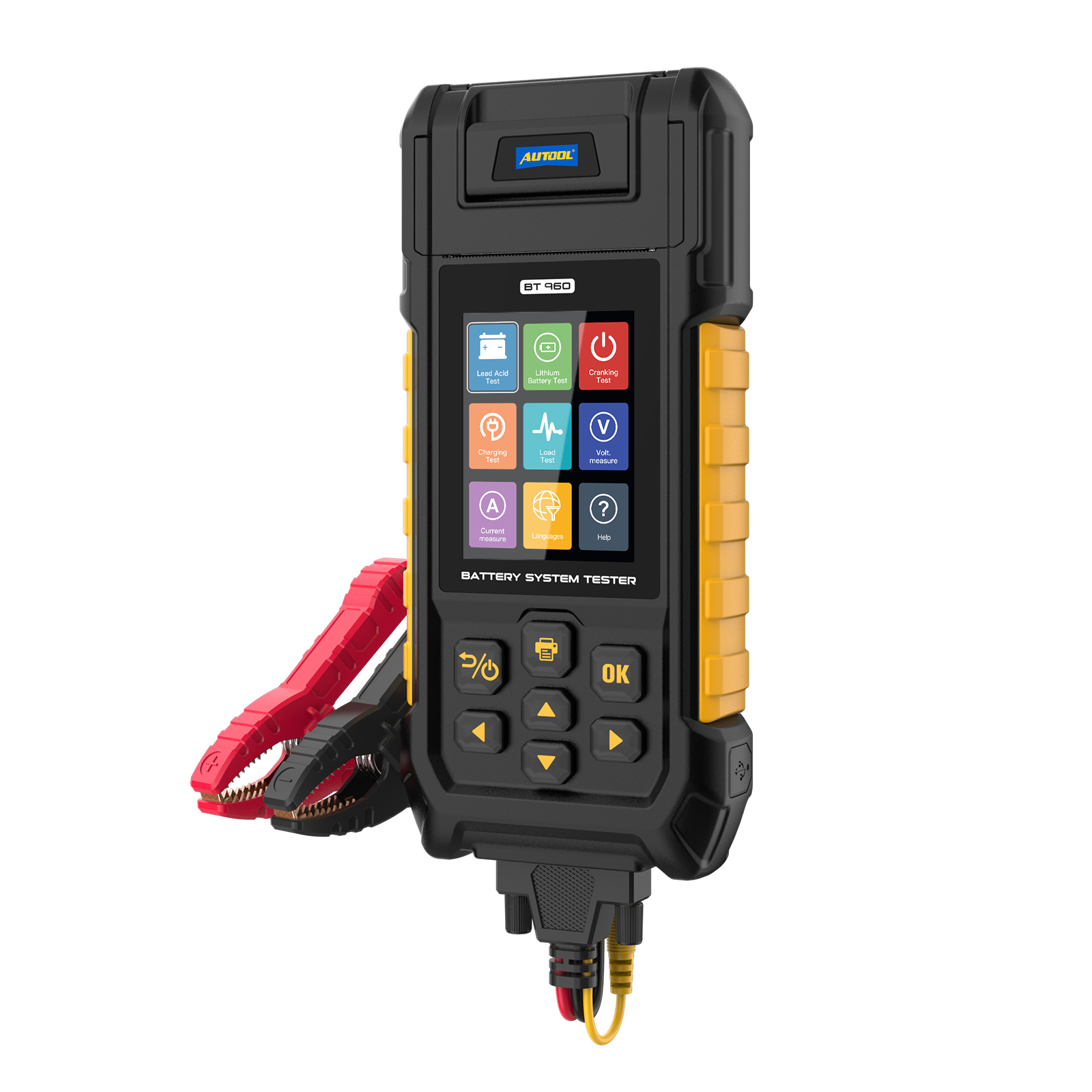 Autool BT960 - Akumuliatorių testeris su spausdintuvu
